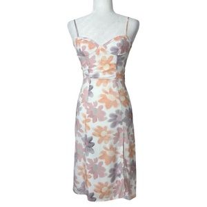 Aritzia Sunday Best Women's Floral Corset Slip Dress Size XS